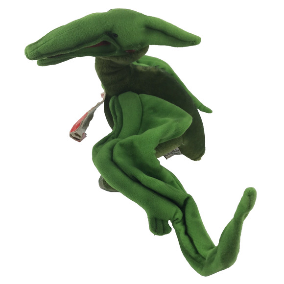 Vintage Gund Pterandon 10” Green Plush Jurassic Dinosaur Stuffed Animal w/ Tag - Picture 5 of 14